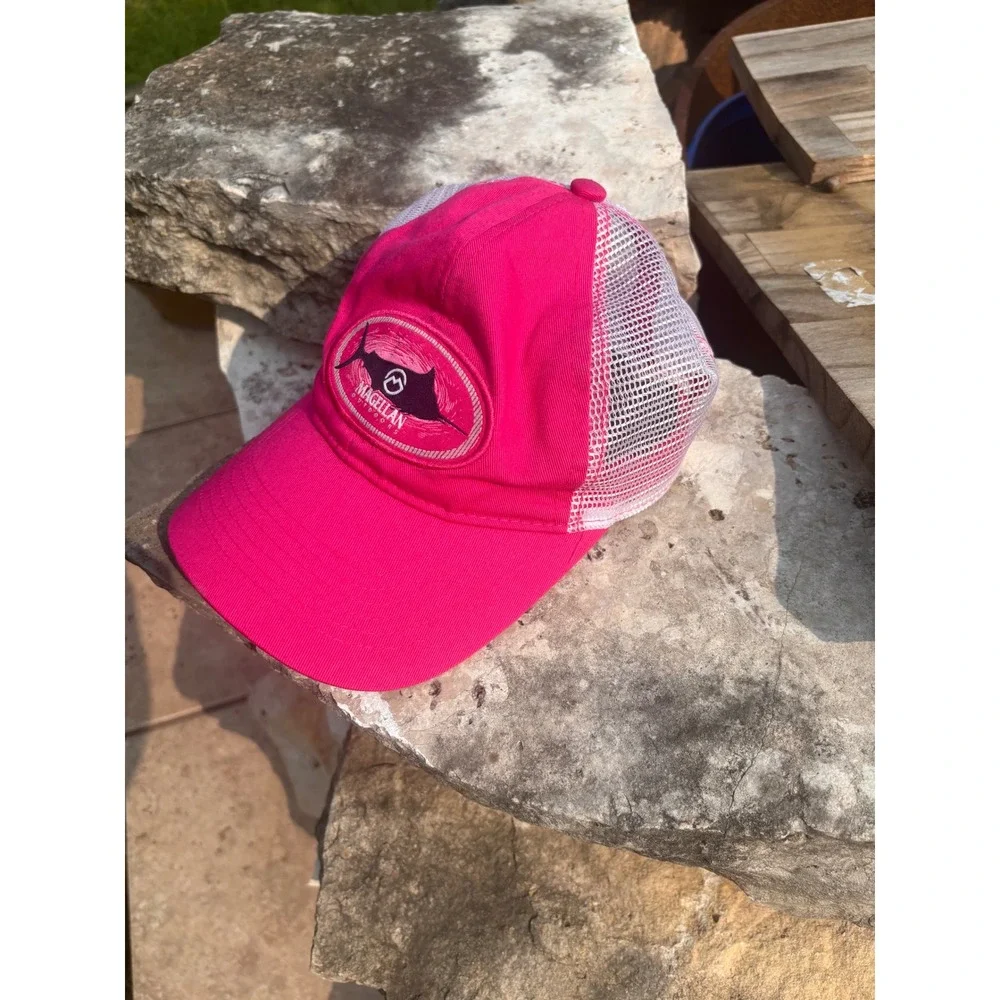Magellan Outdoors Trucker Hat Women OSFM Marlin Mesh Snapback LIKE NEW